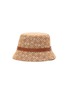 Main View - Click To Enlarge - LOEWE - ANAGRAM JACQUARD CALF LEATHER BUCKET HAT