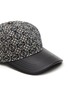 Detail View - Click To Enlarge - LOEWE ACCESSORIES - ANAGRAM JACQUARD CALF LEATHER CAP