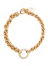 Main View - Click To Enlarge - JW ANDERSON - GOLD PLATED OVERSIZED LOOP MULTI-LINK NECKLACE
