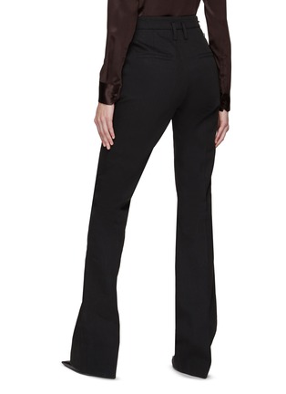 Back View - Click To Enlarge - SAINT LAURENT - FLARED LEG DENIM PANTS