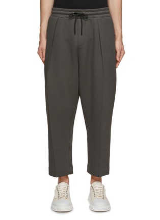 Main View - Click To Enlarge - RE: BY MAISON SANS TITRE - ELASTICATED DRAWSTRING WAISTBAND ANKLE LENGTH PANTS