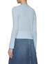 Back View - Click To Enlarge - CRUSH COLLECTION - SLIT SLEEVE ROUND NECK CASHMERE SWEATER