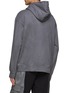 Back View - Click To Enlarge - FENG CHEN WANG - SWEATER PANEL DROP SHOULDER DRAWSTRING HOODIE