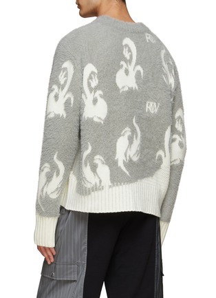 Back View - Click To Enlarge - FENG CHEN WANG - PHOENIX INTARSIA CREWNECK KNIT SWEATER