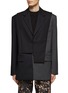 Main View - Click To Enlarge - FENG CHEN WANG - DETACHABLE TWO PIECE SINGLE BREASTED BLAZER