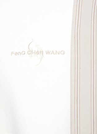  - FENG CHEN WANG - SHIRT PANEL CREWNECK LONG SLEEVE T-SHIRT
