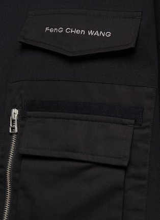  - FENG CHEN WANG - ZIP POCKET SHORT SLEEVE CREWNECK T-SHIRT