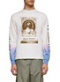 ARIES - ‘Santino’ Classical Print Tie Dyed Cotton Long-Sleeved T-Shirt
