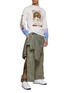 Figure View - Click To Enlarge - ARIES - ‘Santino’ Classical Print Tie Dyed Cotton Long-Sleeved T-Shirt