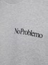 ARIES - ‘No Problemo’ Print Cotton Crewneck Sweatshirt