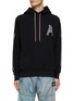 Main View - Click To Enlarge - ARIES - COLUMN BRUSHED PULLOVER HOODIE