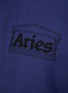 ARIES - ‘Temple’ Chest Logo Print Cotton Sweatshirt