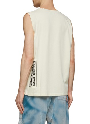 Back View - Click To Enlarge - ARIES - FEARLESS CHEST LOGO LOW ARMHOLE TANK TOP