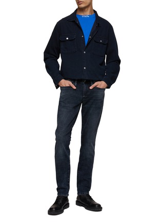 Figure View - Click To Enlarge - FRAME - DOUBLE POCKET LONG SLEEVE BUTTON UP DENIM SHIRT