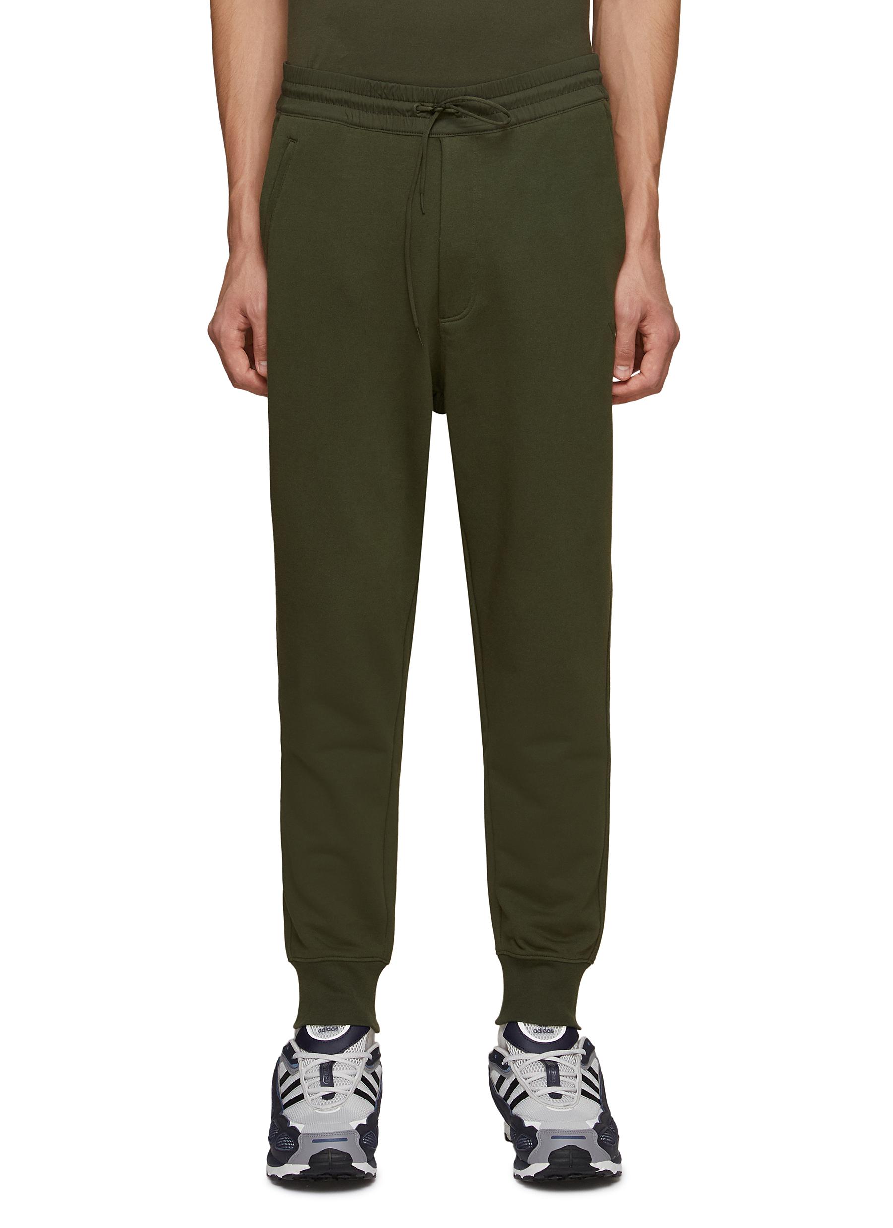 Y-3 CLASSIC TERRY CUFF COTTON SWEATPANTS