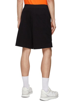 Back View - Click To Enlarge - Y-3 - LOGO PRINT ELASTICATED WAISTBAND SHORTS