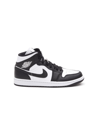 Main View - Click To Enlarge - NIKE - ‘AIR JORDAN 1 MID SE’ MID TOP LACE UP LEATHER SNEAKERS