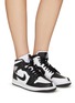 Figure View - Click To Enlarge - NIKE - ‘AIR JORDAN 1 MID SE’ MID TOP LACE UP LEATHER SNEAKERS