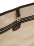 Detail View - Click To Enlarge - MOREAU - ‘Saint Tropez’ Large Chequered Canvas Tote Bag