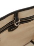 Detail View - Click To Enlarge - MOREAU - ‘Saint Tropez’ Small Chequered Canvas Tote Bag