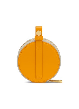 Detail View - Click To Enlarge -  - NEVER STILL ROUND MINI POUCH SAND / MANGO