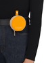 Detail View - Click To Enlarge -  - NEVER STILL ROUND MINI POUCH SAND / MANGO