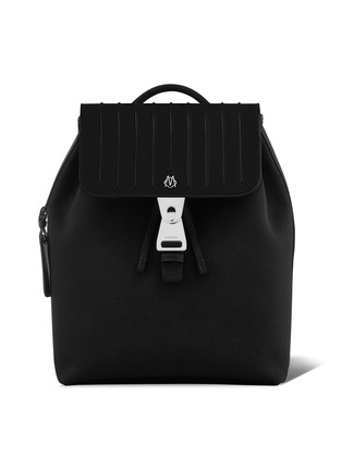 Main View - Click To Enlarge -  - NEVER STILL FLAP BACKPACK MEDIUM BLACK