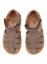 Figure View - Click To Enlarge - POM D'API - Nubuck Fisherman Toddlers Sandals