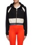 Main View - Click To Enlarge - P.E NATION - ‘FOREFRONT’ FRONT ZIP HOODED CROPPED JACKET