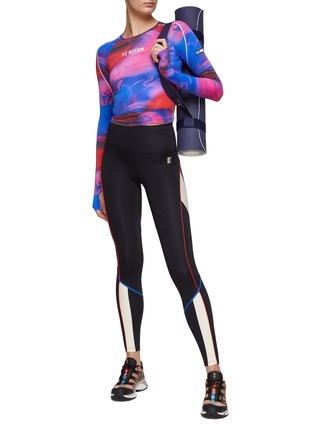 Figure View - Click To Enlarge - P.E NATION - ‘FOREFRONT’ HIGH RISE SLIM FIT LEGGINGS