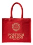 Main View - Click To Enlarge - FORTNUM & MASON - Red and Gold Bag for Life - Small