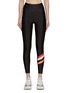Main View - Click To Enlarge - P.E NATION - ‘LEGACY’ STRIPE MOTIF LEGGINGS