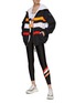 Figure View - Click To Enlarge - P.E NATION - ‘LEGACY’ STRIPE MOTIF LEGGINGS