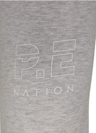  - P.E NATION - ‘THE LEADOFF’ LOGO PATCH DETAIL LEGGINGS
