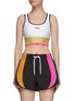 Main View - Click To Enlarge - P.E NATION - ‘RIVIERA’ SCOOP NECK BACK CUTOUT SPORTS BRA