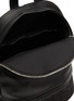 Detail View - Click To Enlarge - LOEWE - Anagram Jacquard Leather Round Slim Backpack