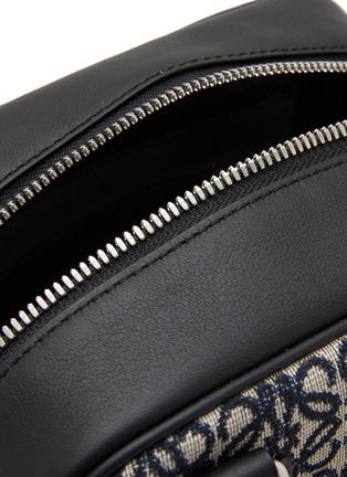 Detail View - Click To Enlarge - LOEWE - ‘Amazona’ 15 Anagram Jacquard Leather Vertical Crossbody Bag