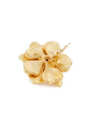 Detail View - Click To Enlarge - KENNETH JAY LANE - MAGNOLIA FLOWER CLIP EARRINGS