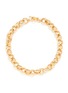Main View - Click To Enlarge - KENNETH JAY LANE - Polished Gold Round Chain Link Necklace