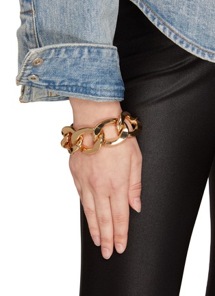 Figure View - Click To Enlarge - KENNETH JAY LANE - GOLD-PLATED LINKS LARGE CHAIN BRACELET