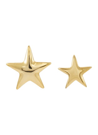 Main View - Click To Enlarge - KENNETH JAY LANE - GOLD STAR EARRINGS