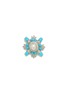 Main View - Click To Enlarge - KENNETH JAY LANE - TURQUOISE PEARL CLUSTER SMALL BROOCH