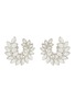 Main View - Click To Enlarge - KENNETH JAY LANE - CRYSTAL LEAF CLIMBER EARRINGS