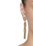Figure View - Click To Enlarge - KENNETH JAY LANE - GOLD LINK EARRINGS