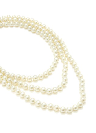 Detail View - Click To Enlarge - KENNETH JAY LANE - Pearl Rope Necklace
