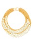 Main View - Click To Enlarge - KENNETH JAY LANE - Pearl Six Gold Chain Necklace
