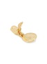 Detail View - Click To Enlarge - KENNETH JAY LANE - PEARL GOLD TONED METAL DROP EARRINGS