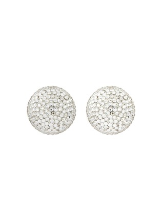 Main View - Click To Enlarge - KENNETH JAY LANE - JACKIE O CRYSTAL PAVÉ EARRINGS