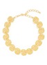 Main View - Click To Enlarge - KENNETH JAY LANE - Textured Gold Cluster Necklace