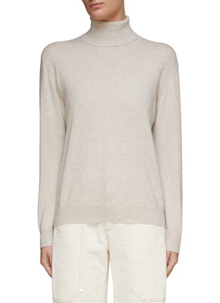 Main View - Click To Enlarge - BRUNELLO CUCINELLI - TURTLENECK CLASSIC CASHMERE SWEATER